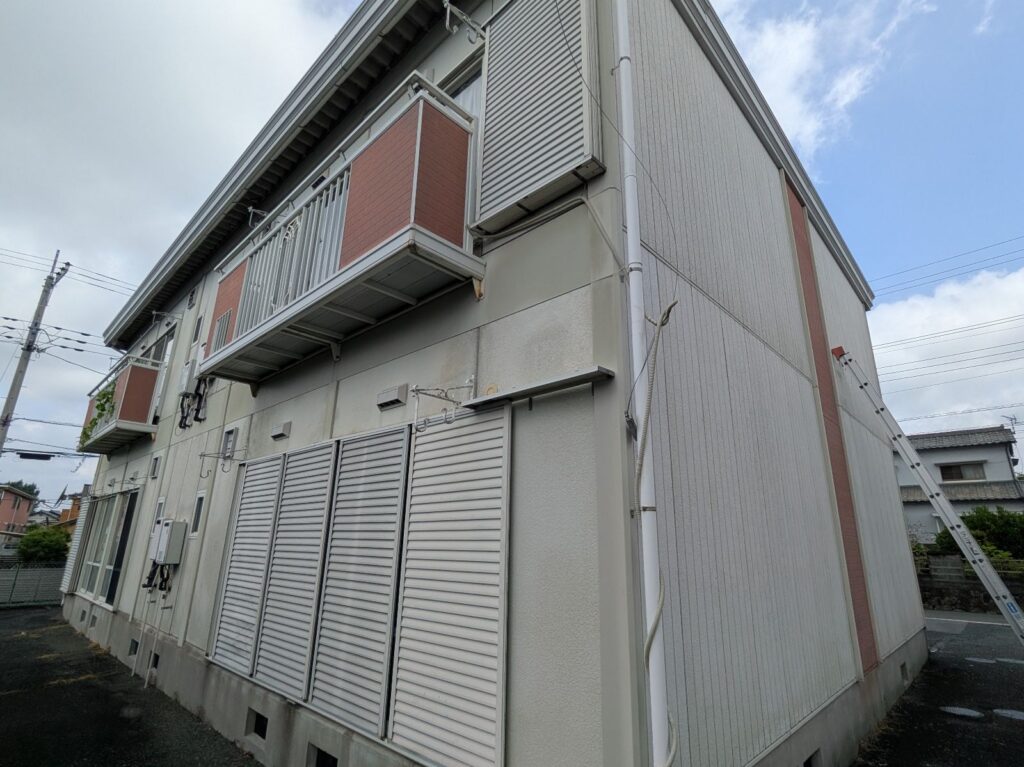 2025.8月施工 富士市伝法アパート 外壁塗装 – エバーグリーン | 外壁